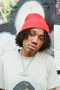 Basic Logo Beanie [Red]