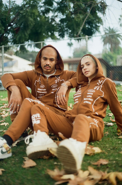 Inhale Exhale Sweats [Brown]