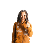 Inhale Exhale Full Zip Jacket [Brown]