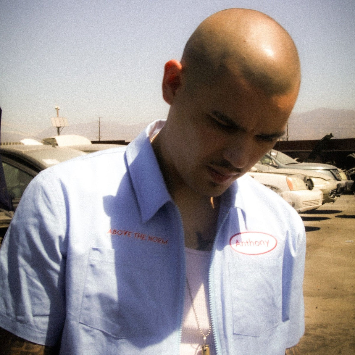 Not Your Average Work Shirt [Sky Blue] - Custom Name