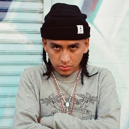 Basic Logo Beanie [Black]