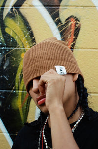 Basic Logo Beanie [Brown]