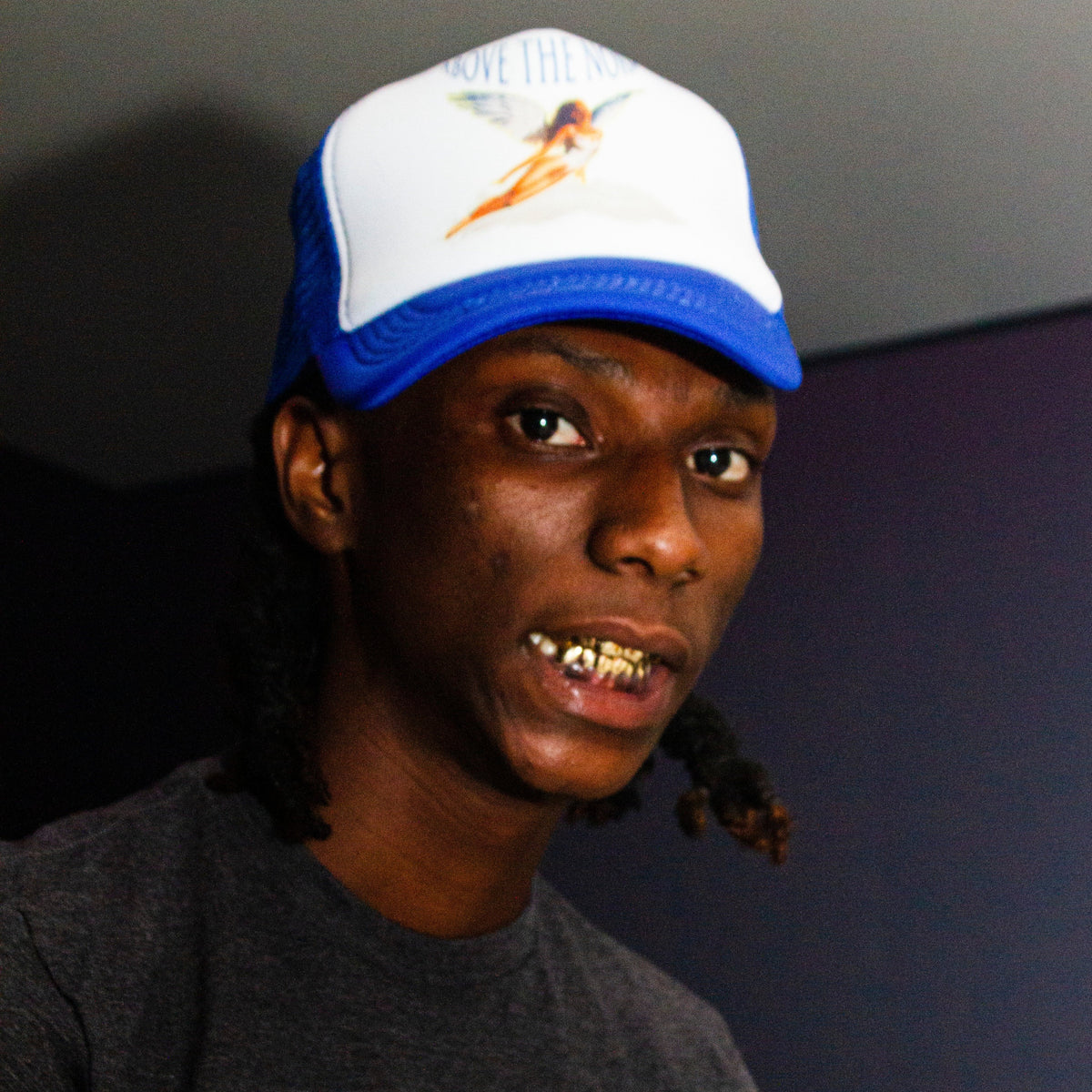 Sent From Above Trucker Hat [Blue]