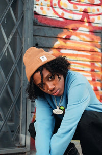 Basic Logo Beanie [Brown]