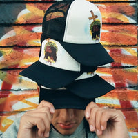 Black Jesus Trucker Hat [Black]