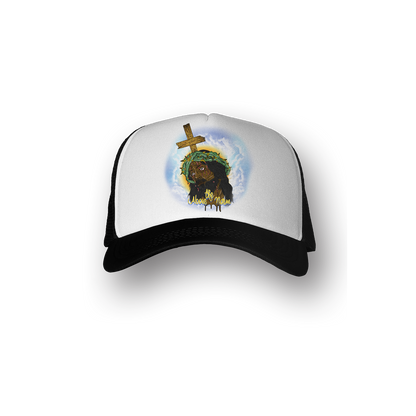 Black Jesus Trucker Hat [Black]