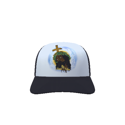 Black Jesus Trucker Hat [Black]