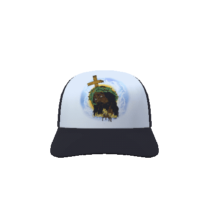 Black Jesus Trucker Hat [Black]