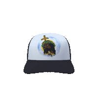 Black Jesus Trucker Hat [Black]