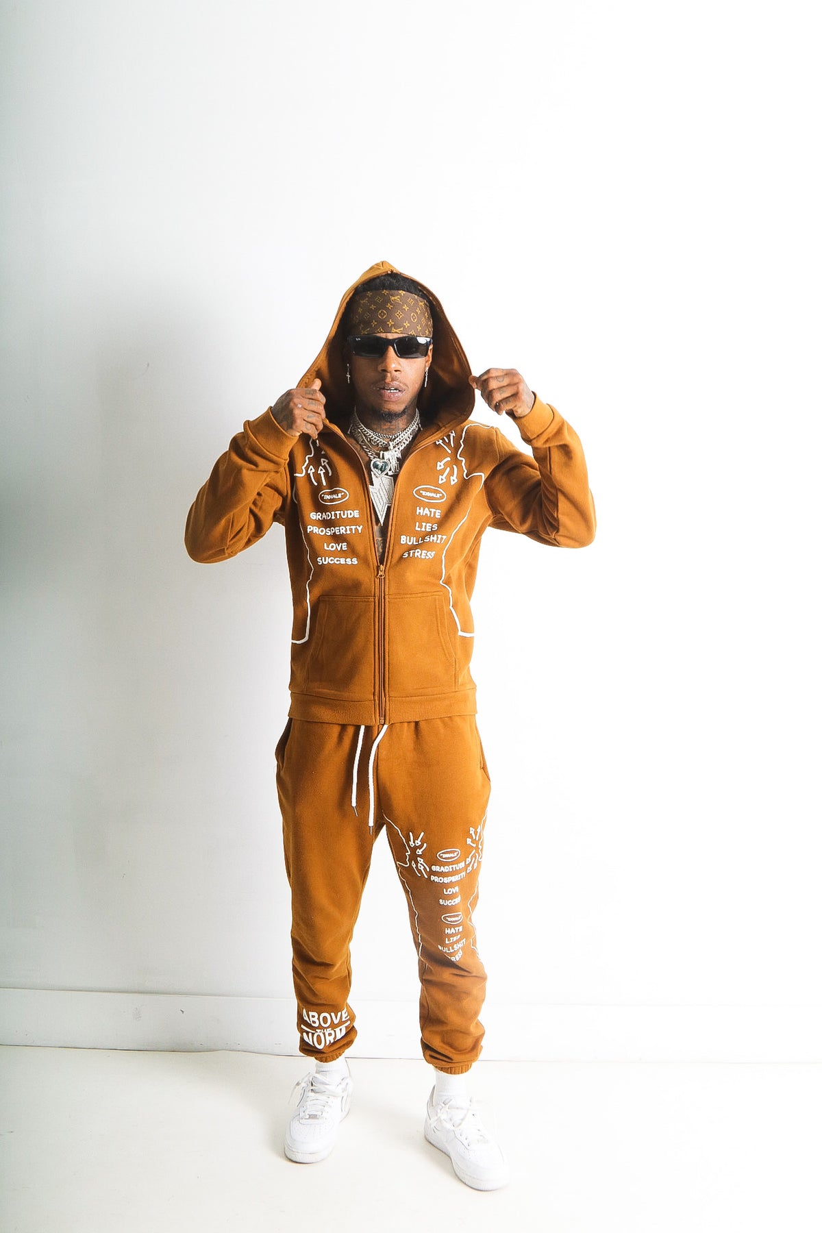 Inhale Exhale Sweats [Brown]