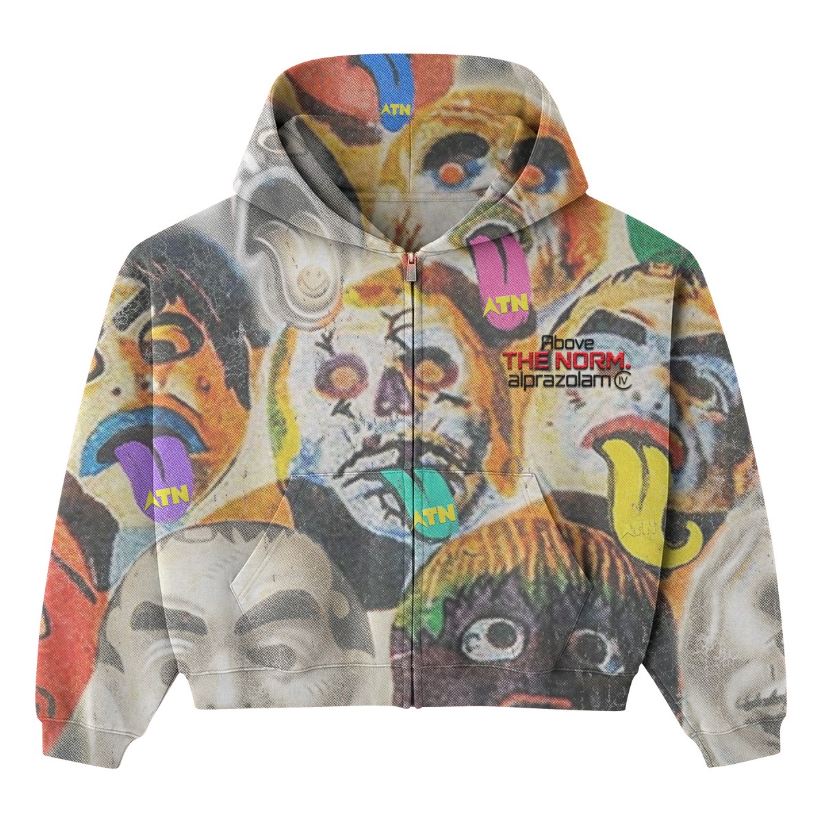 Faces Zip Up