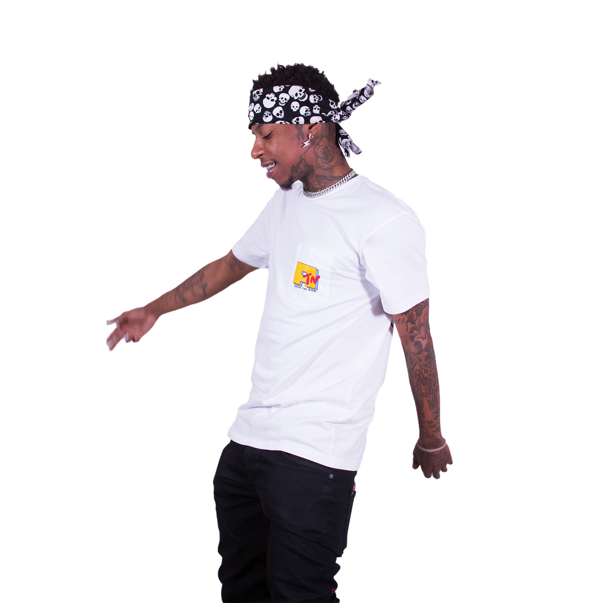 ATN Television Pocket Tee [White]