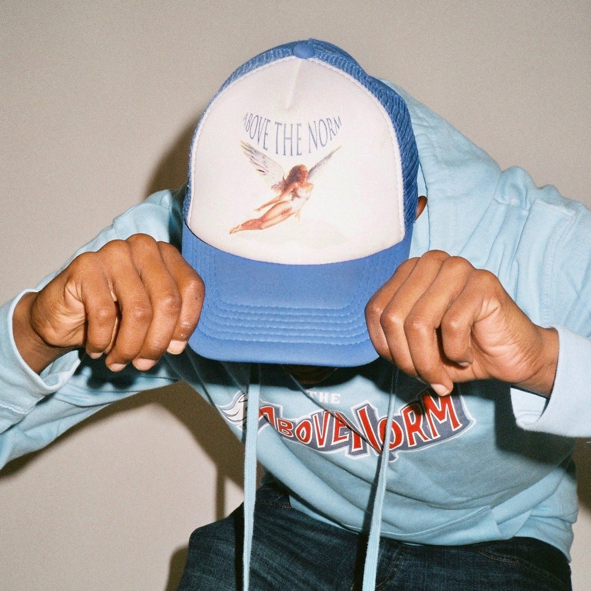 Sent From Above Trucker Hat [Blue]
