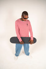Red Stripped L/S [Red/White]