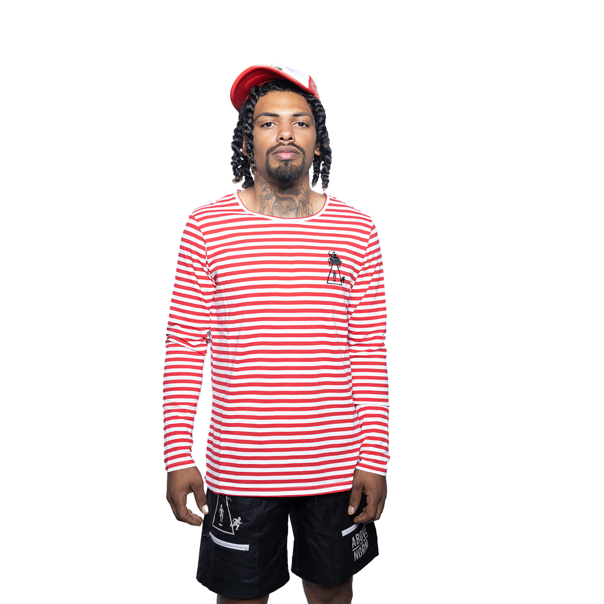 Red Stripped L/S [Red/White]