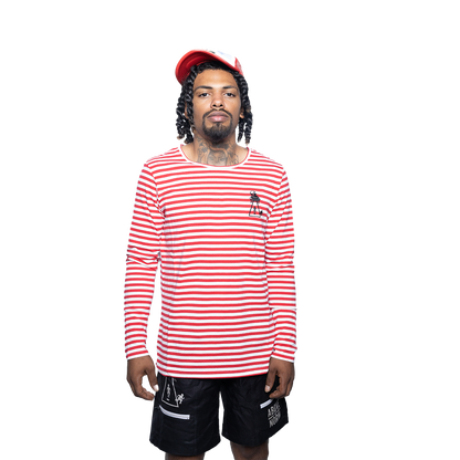 Red Stripped L/S [Red/White]