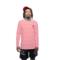 Red Stripped L/S [Red/White]