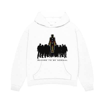 Levitate Above The Norm Hoodie [White]