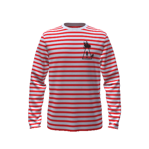 Red Stripped L/S [Red/White]