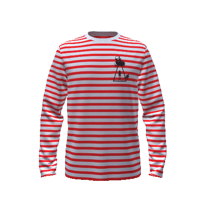 Red Stripped L/S [Red/White]