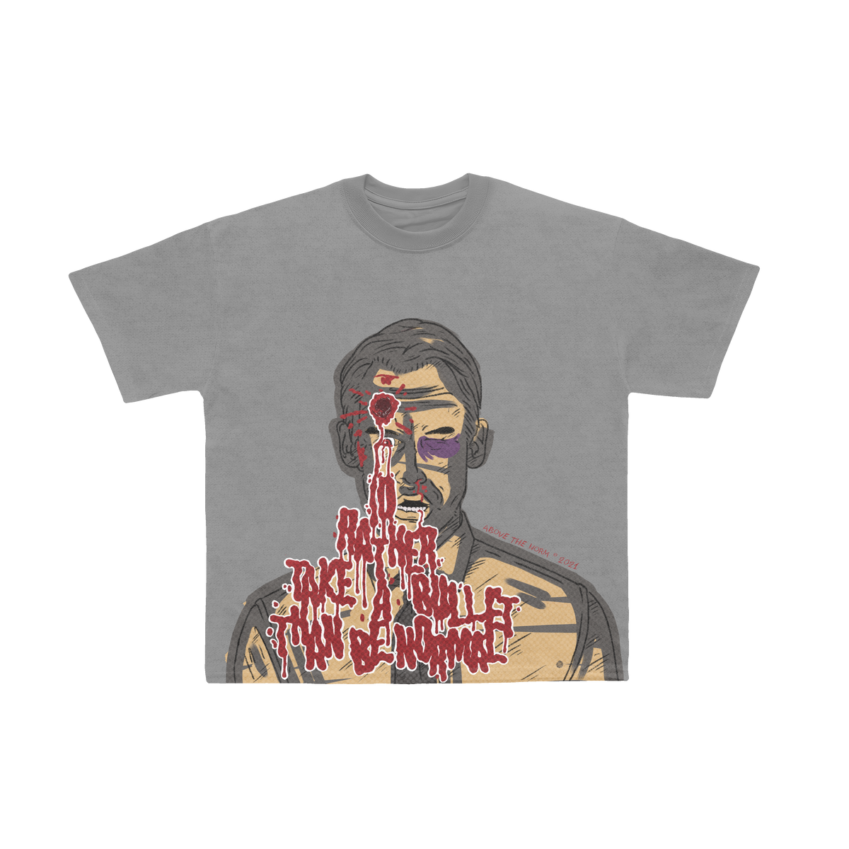 Rather Take A Bullet Tee [Grey]
