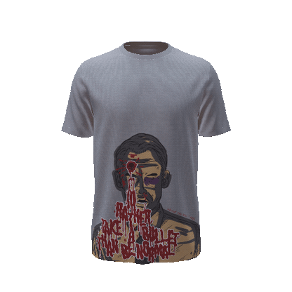 Rather Take A Bullet Tee [Grey]
