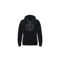 Rhinestone Logo Chain Hoodie