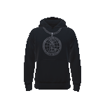 Rhinestone Logo Chain Hoodie