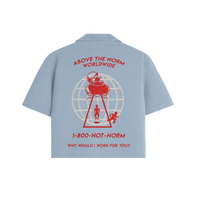 Not Your Average Work Shirt [Sky Blue] - Custom Name