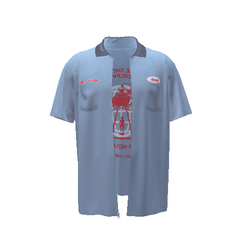 Not Your Average Work Shirt [Sky Blue] - Custom Name