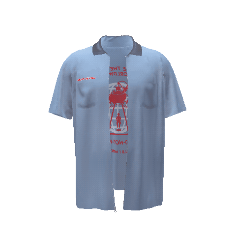 Not Your Average Work Shirt [Sky Blue] - No Name