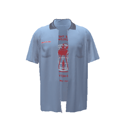Not Your Average Work Shirt [Sky Blue] - No Name